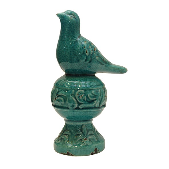 BLUE BIRD STAND DECORATION