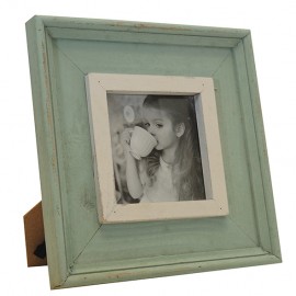 MARCO FADED TURQUOISE SQUARE PHOTO FRAME