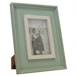 MARCO FADED TURQUOISE RECTANGLE PHOTO FRAME