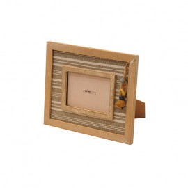 MARCO STRIPY BROWN PHOTO FRAME