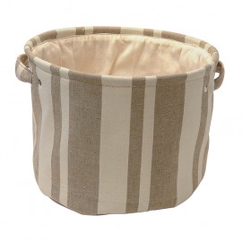 DOMICILE FULL GREY ROUND BASKET