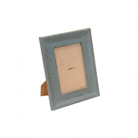 MARCO FADED WOODEN LIGHT BLUE PHOTO FRAME