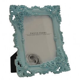 BIANCO BLUE ROSE PHOTO FRAME